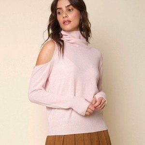 27 Miles Malibu Devon Cold Shoulder Pullover in Rose